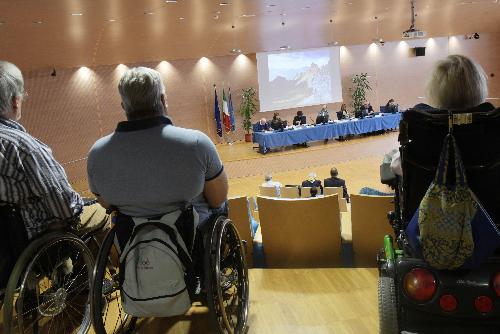 L'incontro odierno con i rappresentanti il mondo della disabilità e il vicegovernatore del Friuli Venezia Giulia con delega a Salute, Politiche sociali e Disabilità, Riccardo Riccardi.